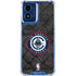NBA Los Angeles Clippers Black Rust Moto G 5G (2024) Clear Case
